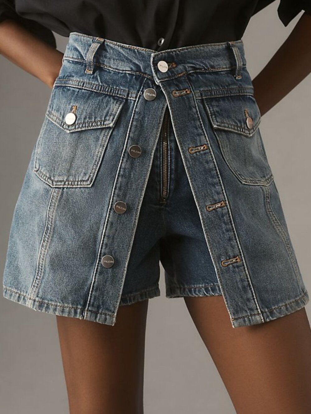 NWOT Anthropologie Pilcro Country Denim Skort Size 26